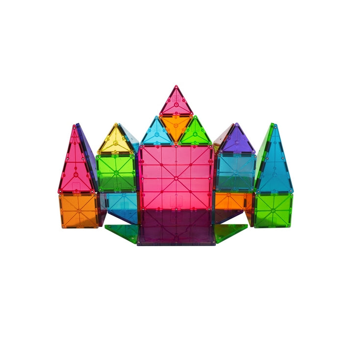 Clear Colors 32 Piece Magna-Tiles Set